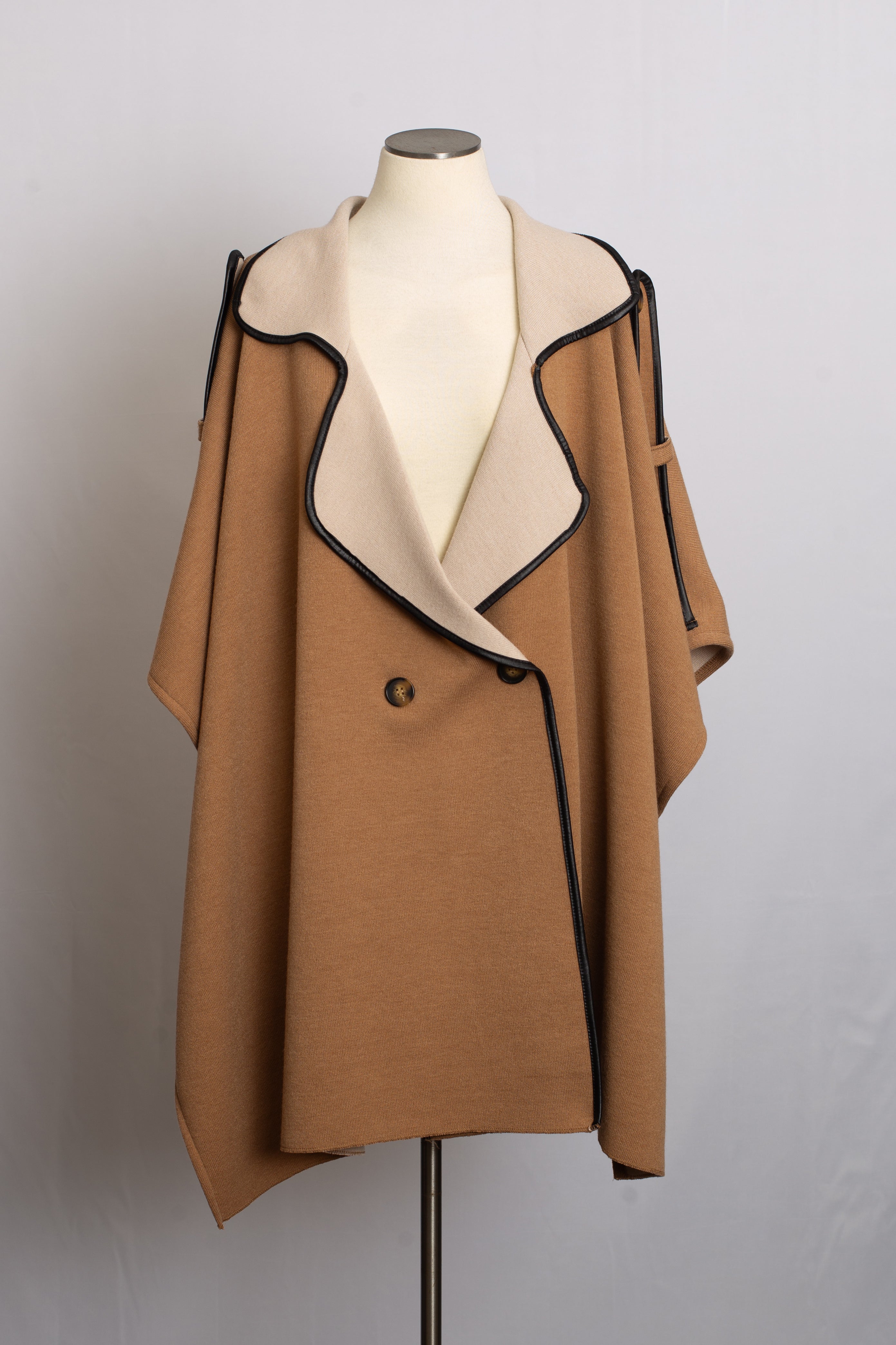 Manteau Poncho Beige