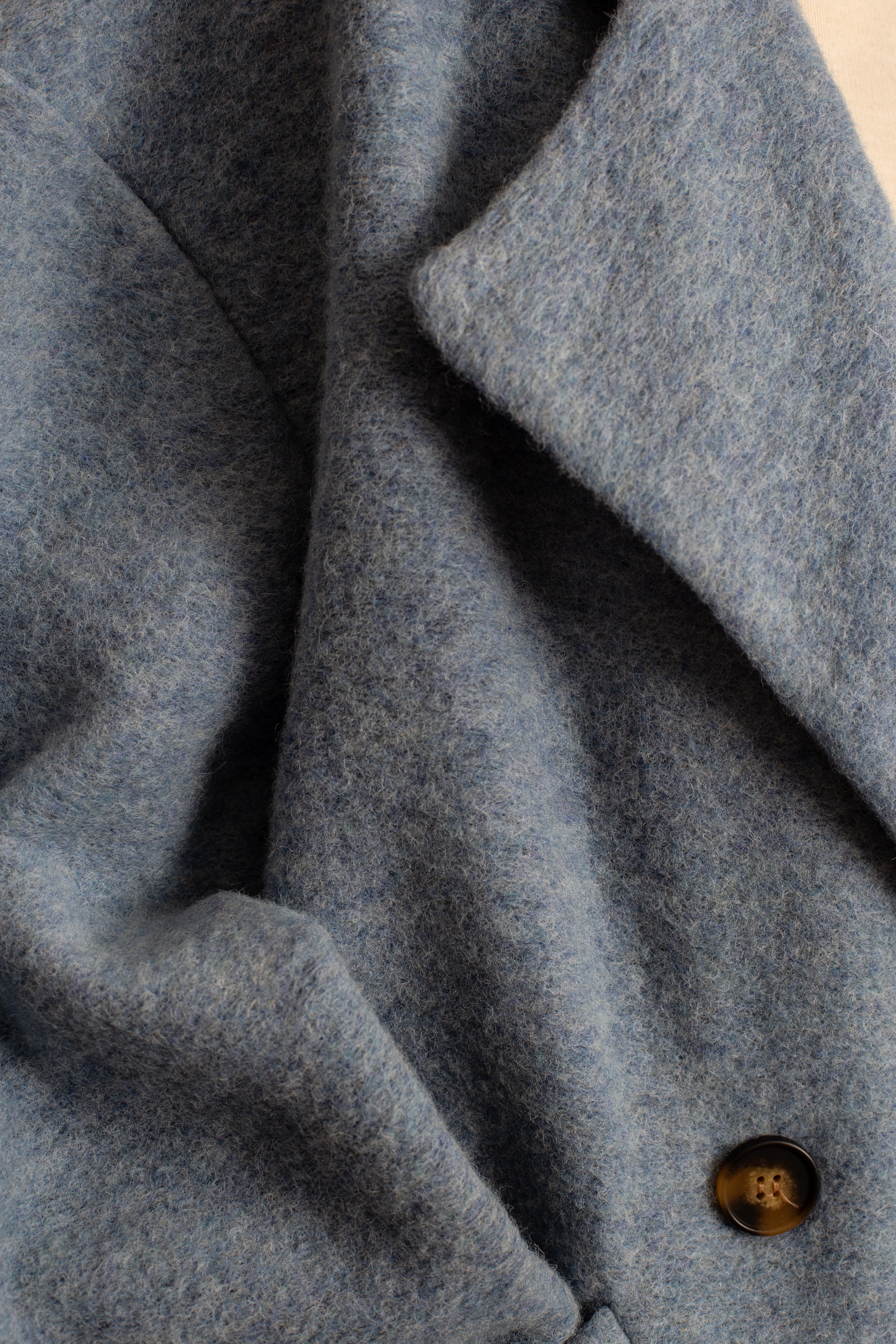 Manteau Laine Azur