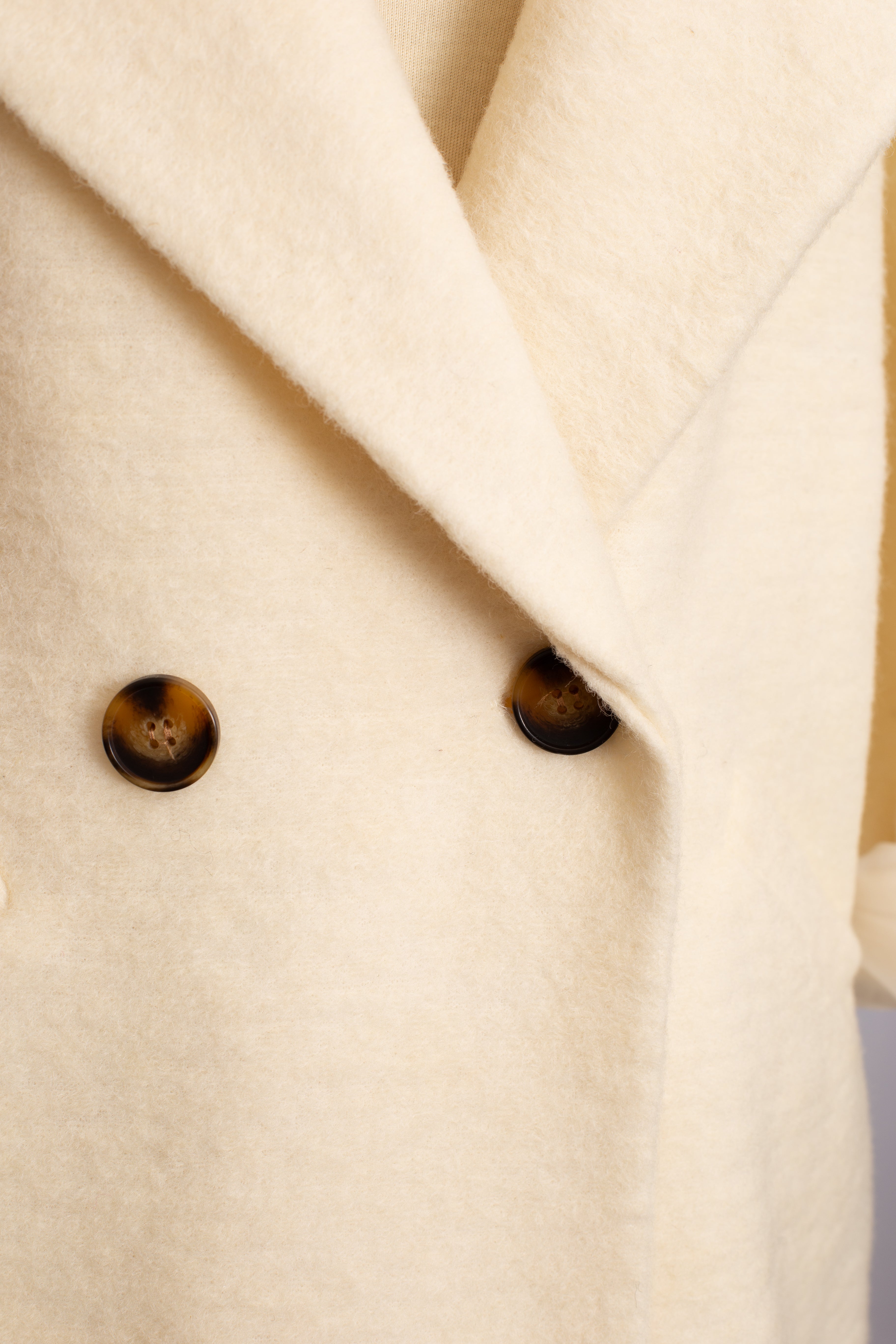 Manteau Laine Ivoire