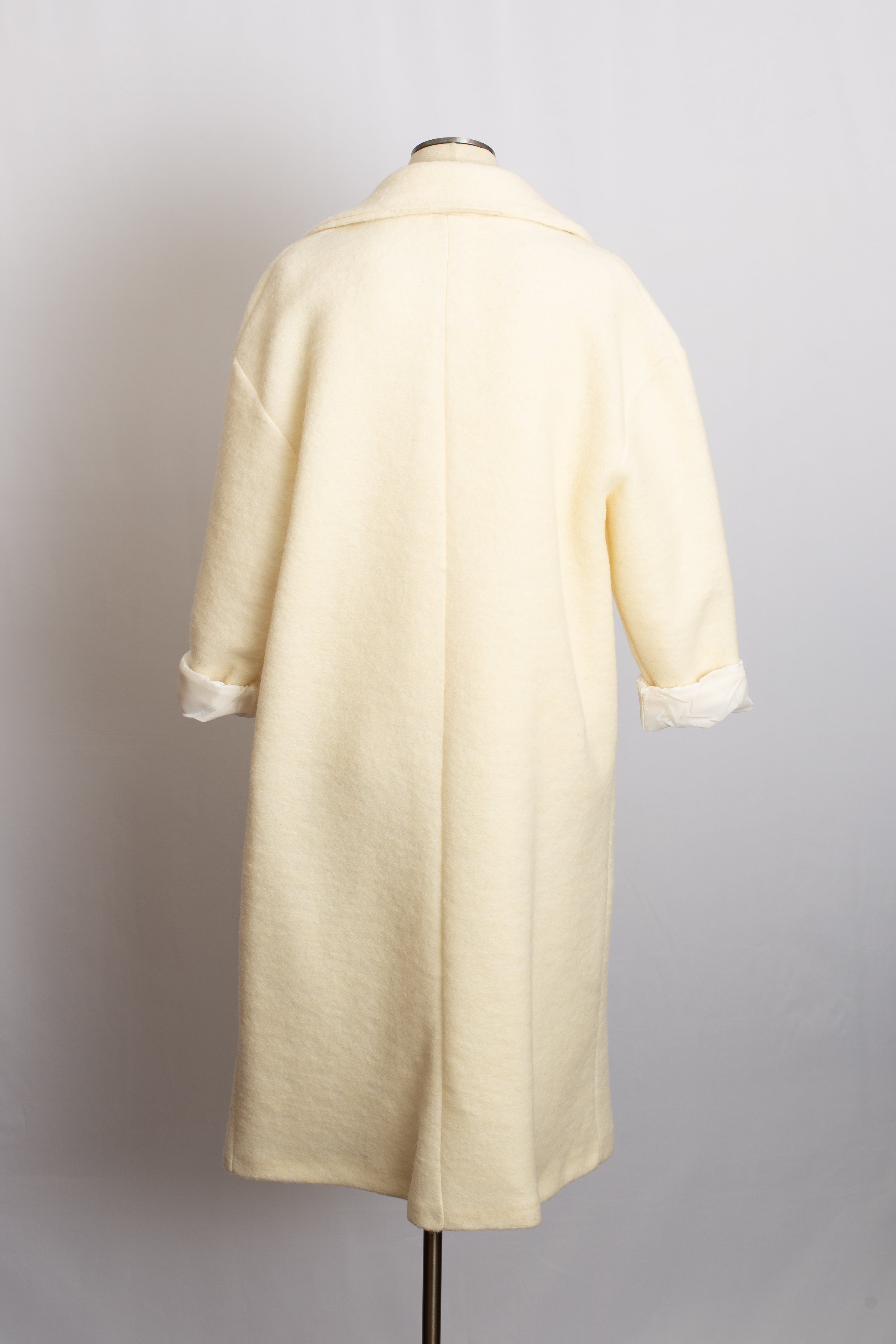 Manteau Laine Ivoire