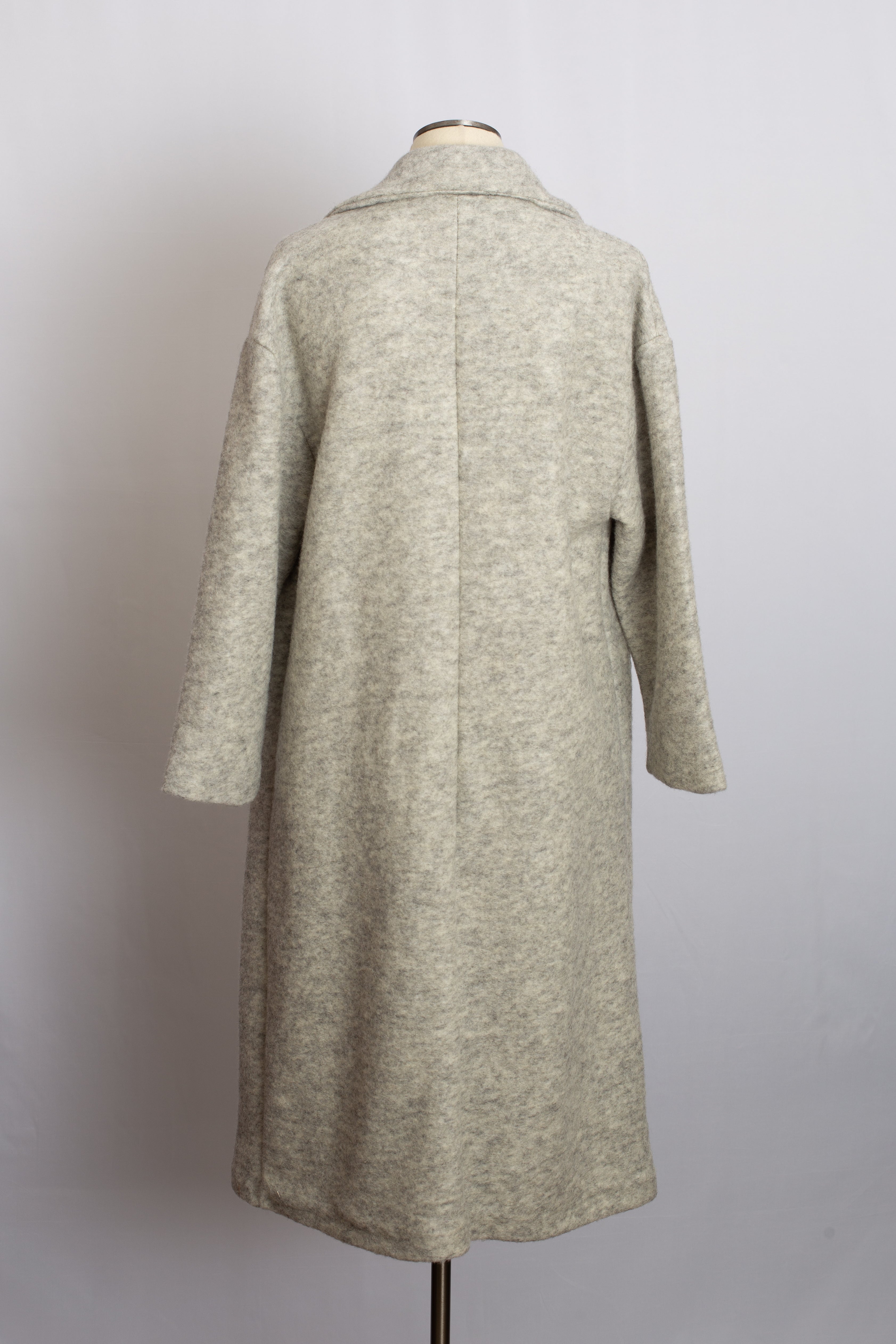 Manteau Laine Gris