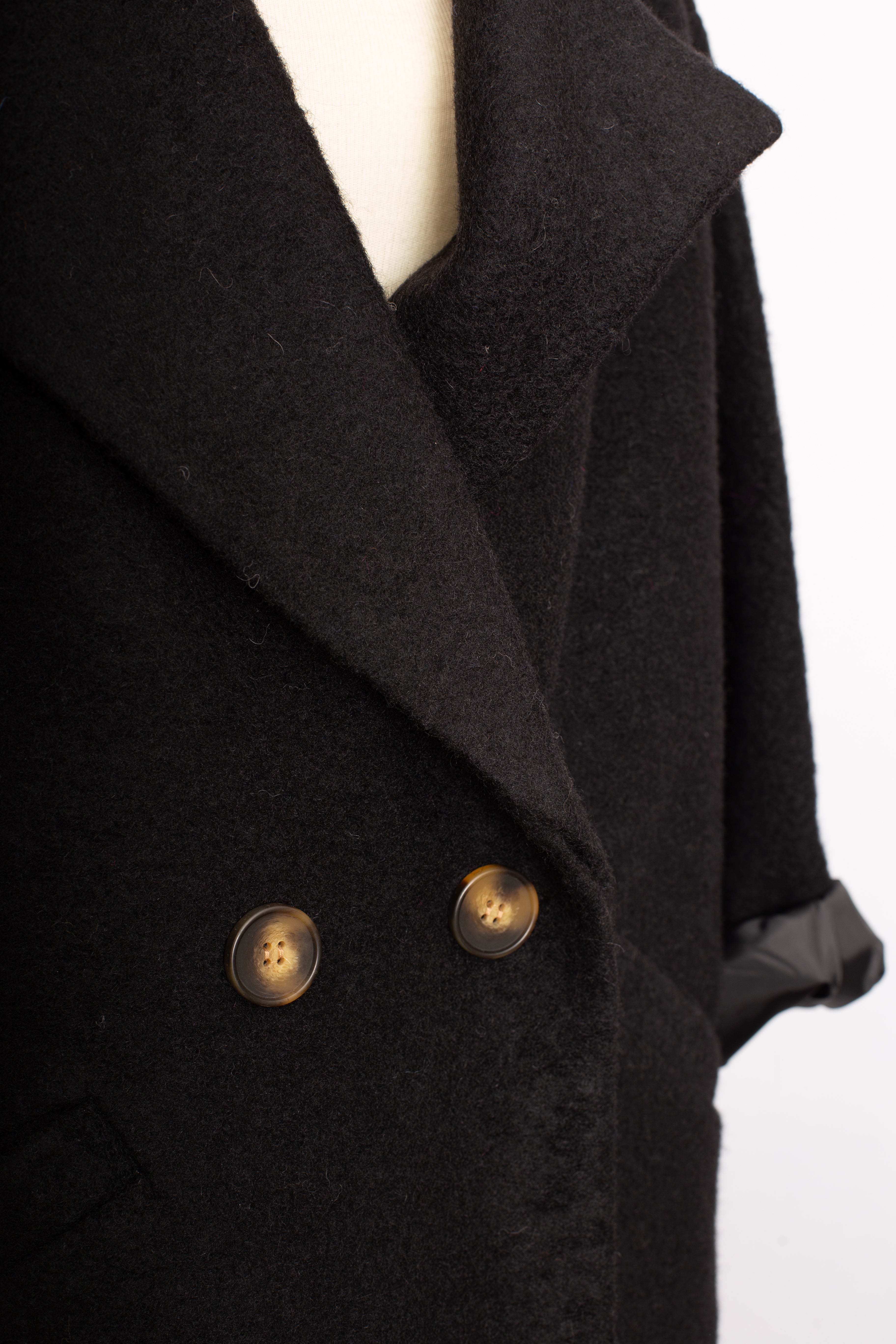 Manteau Laine Noir