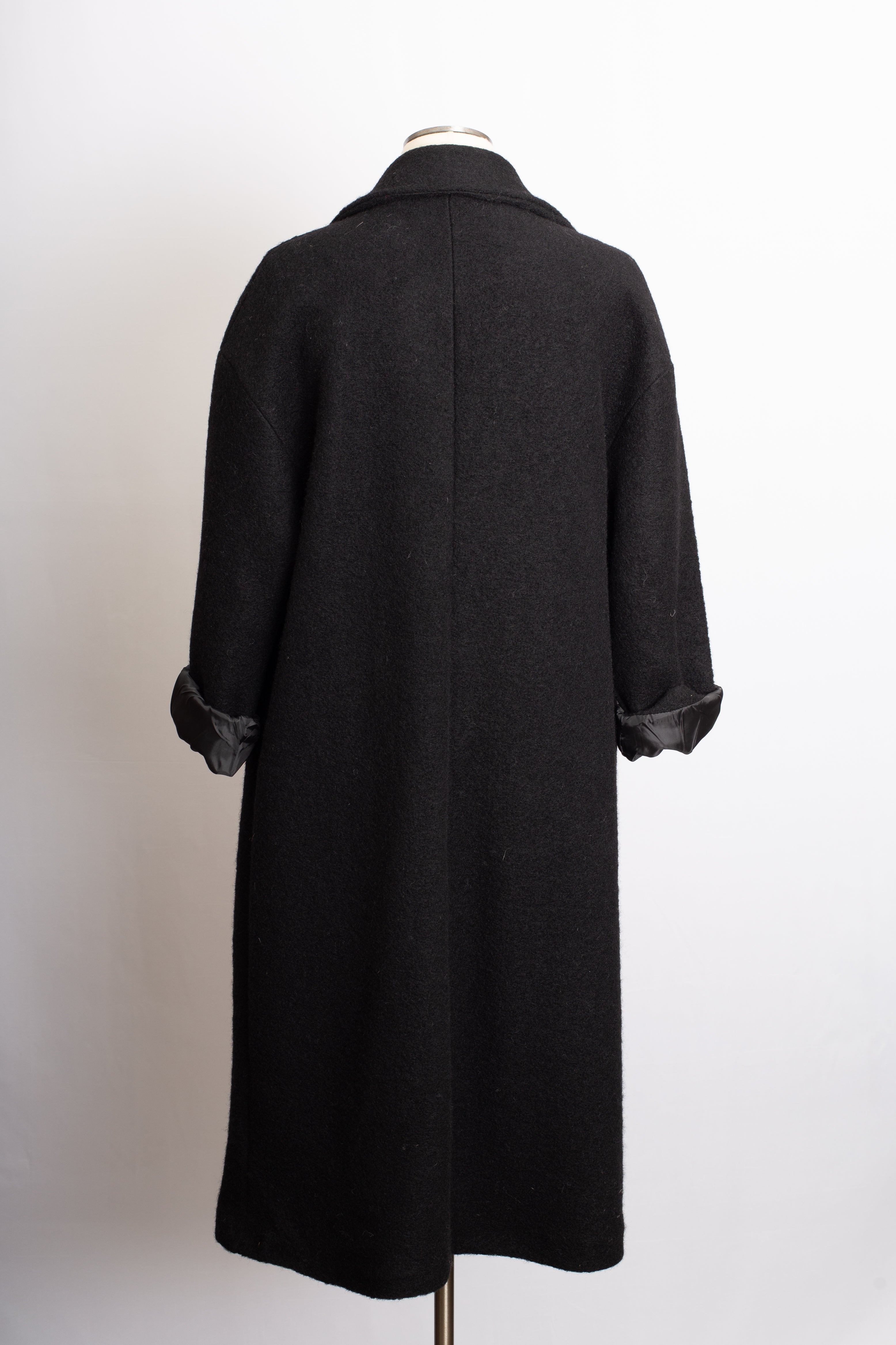 Manteau Laine Noir