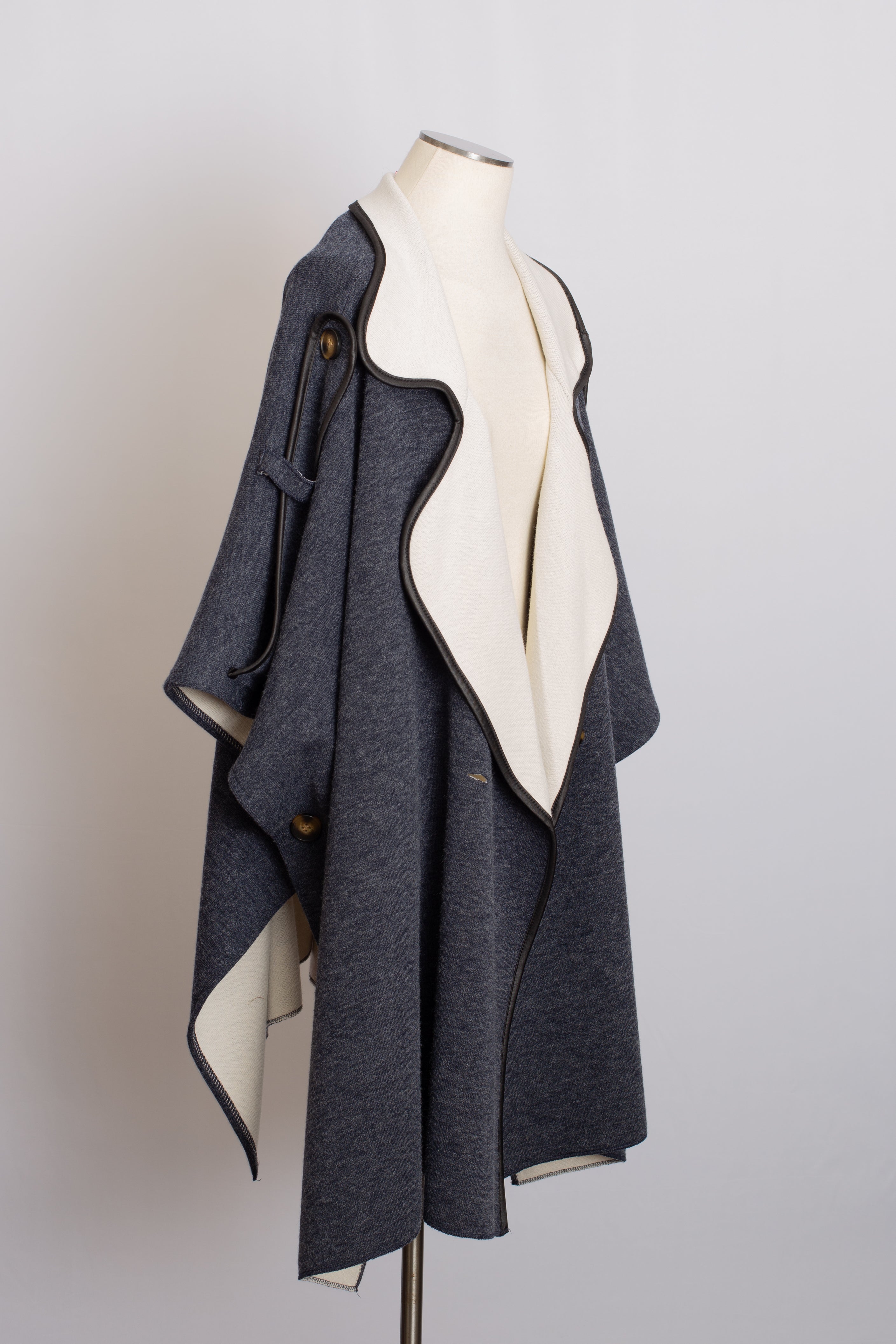 Manteau Poncho Marine