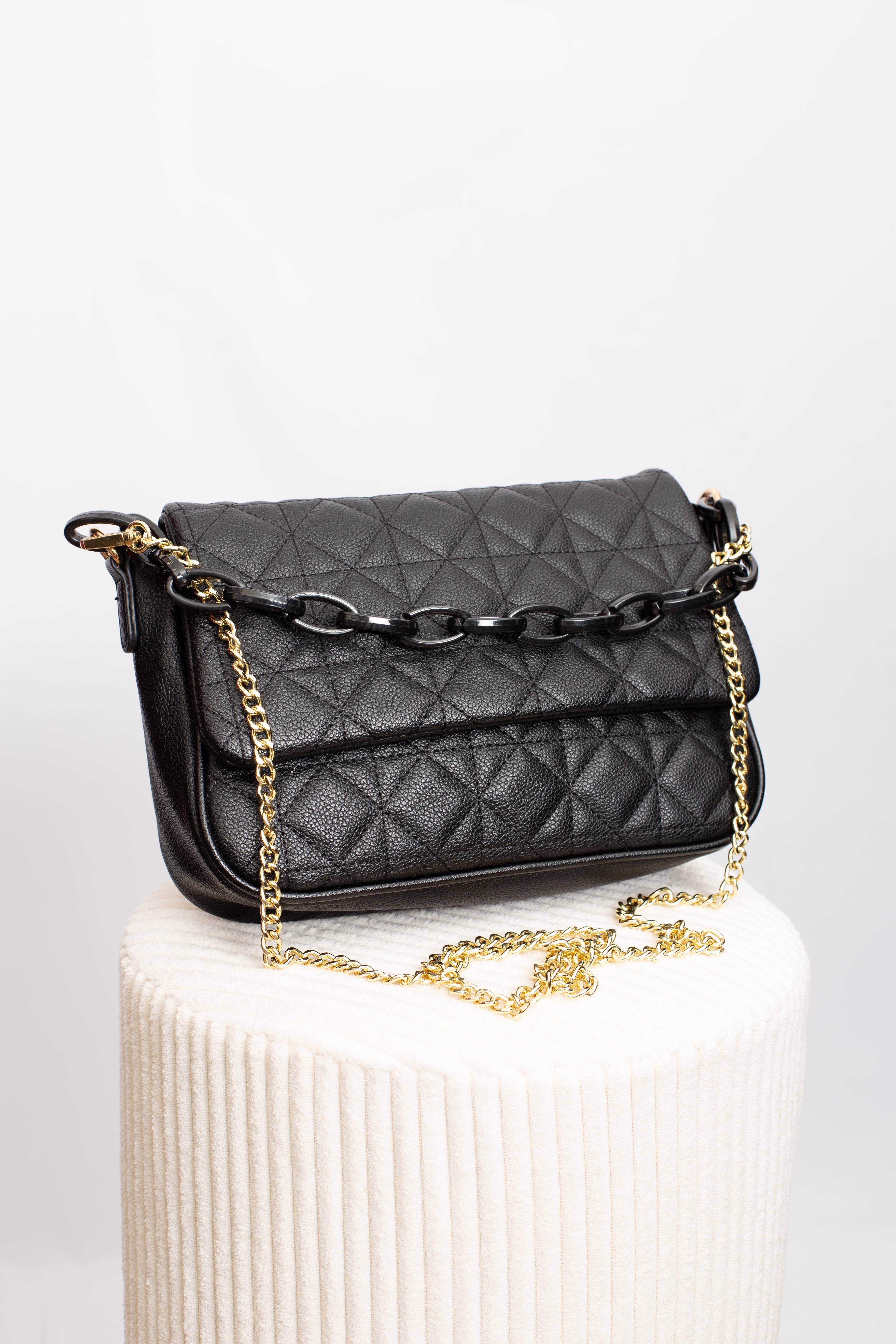 Sac Matelassé Noir