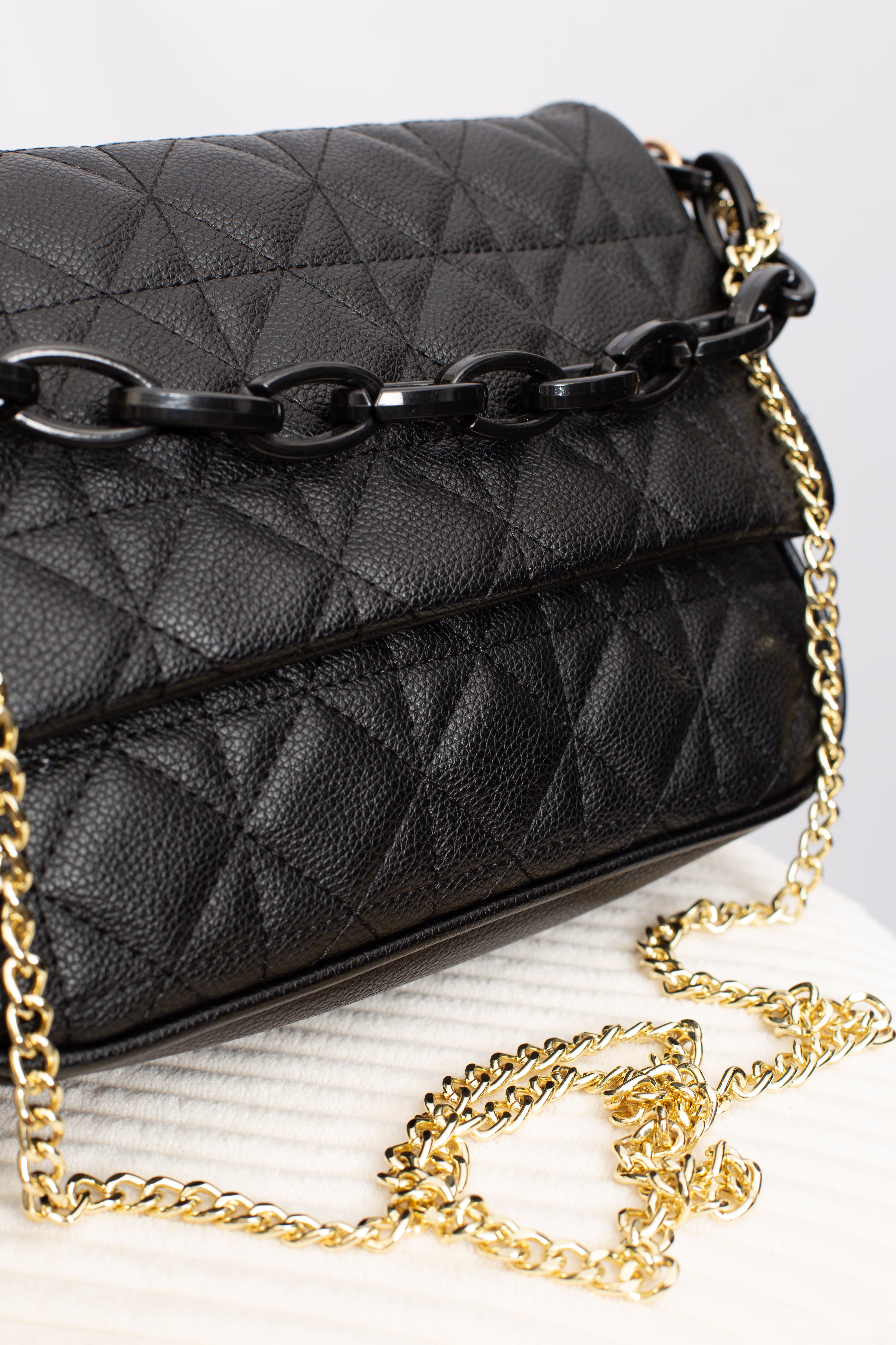 Sac Matelassé Noir