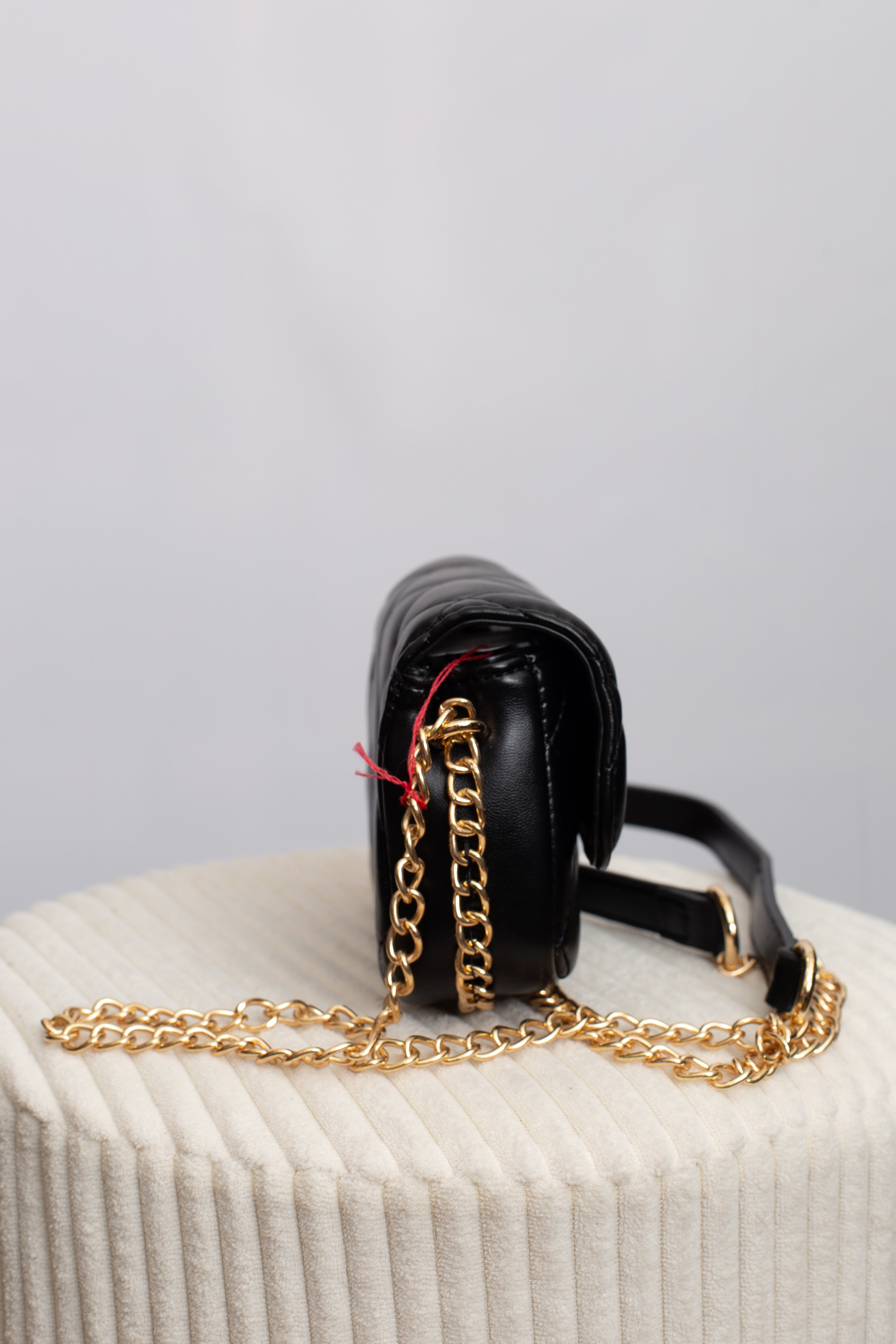 Sac Noir Capitonné