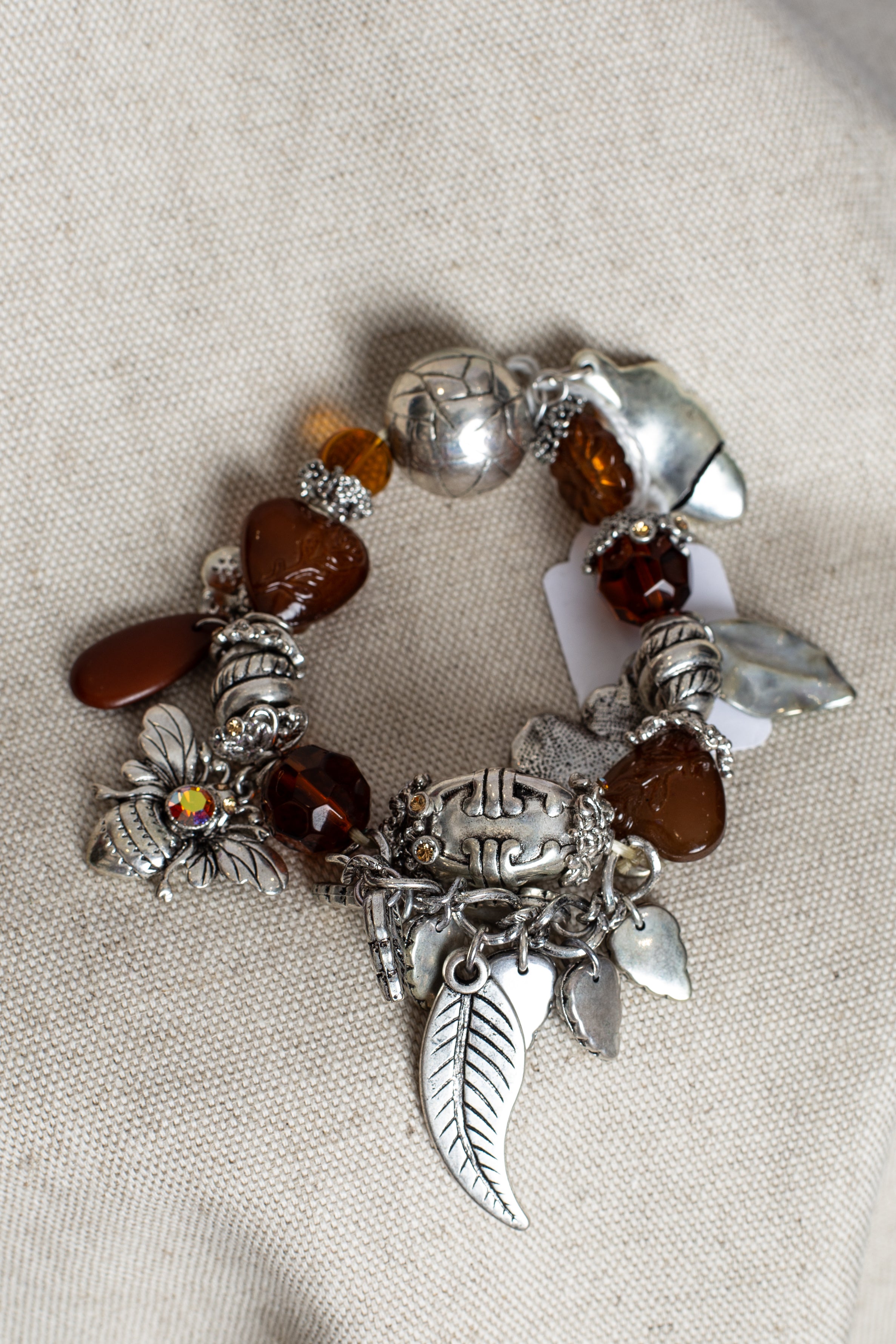 Bracelet Charms Ambré