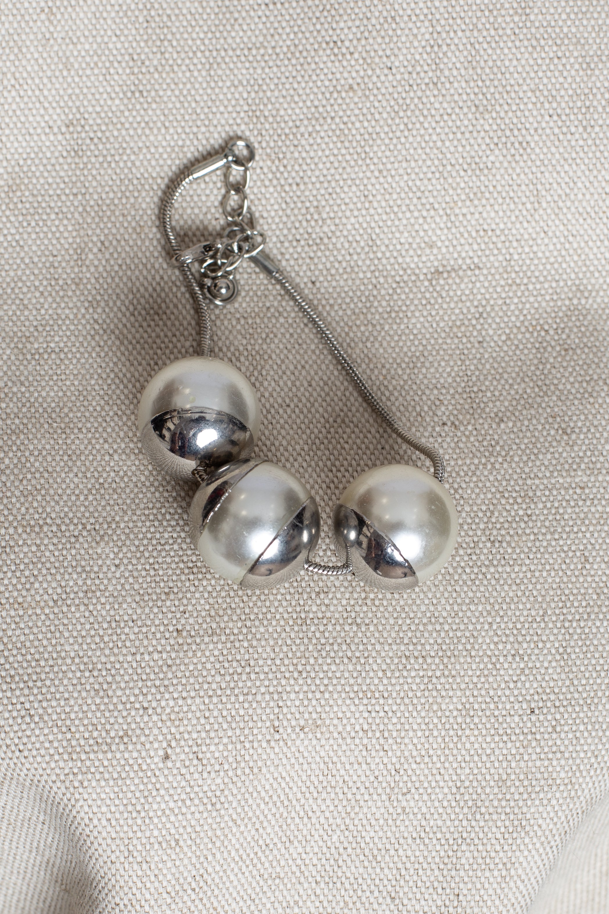 Bracelet Perles d'Argent et Nacre