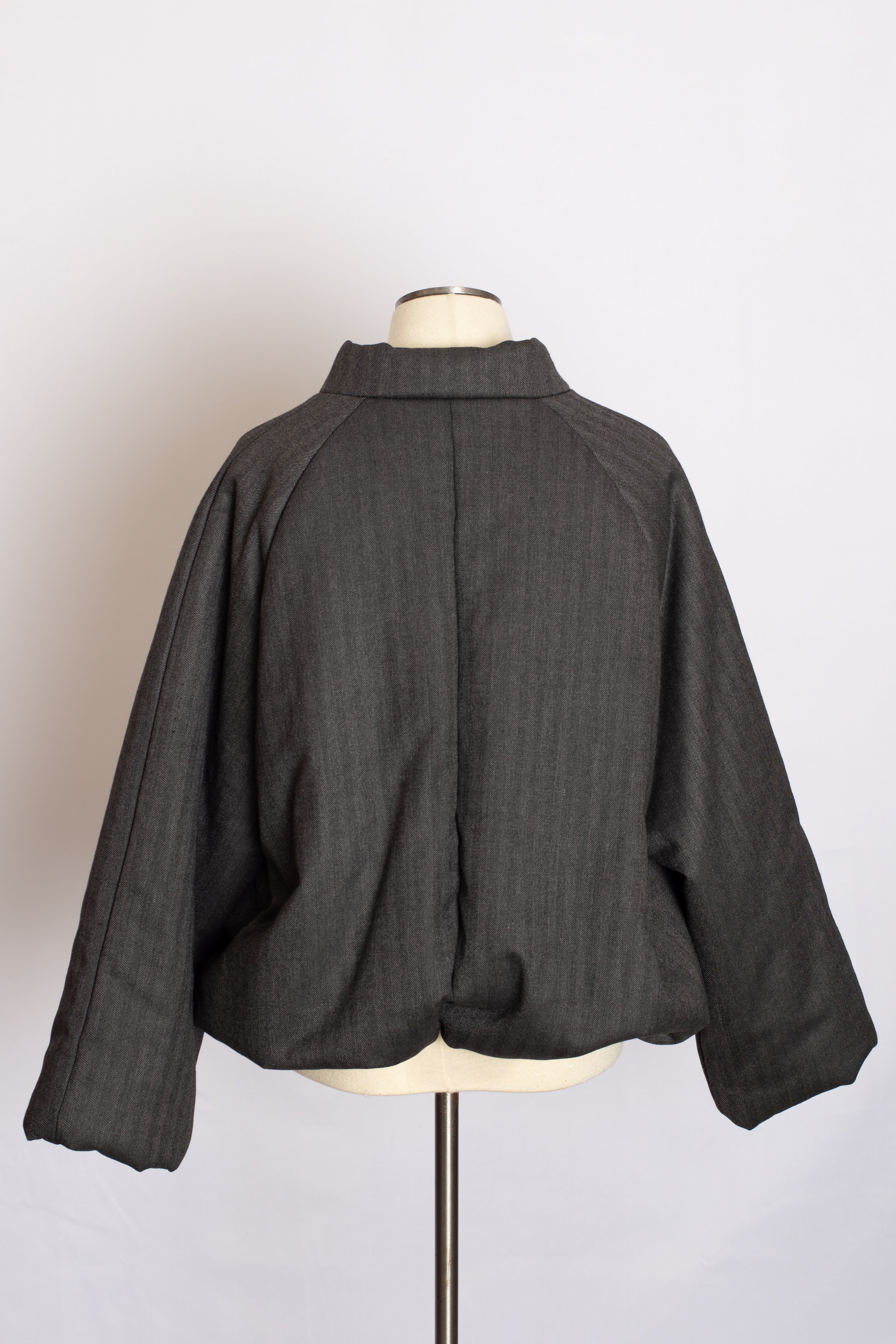 Blouson Gris Oversize
