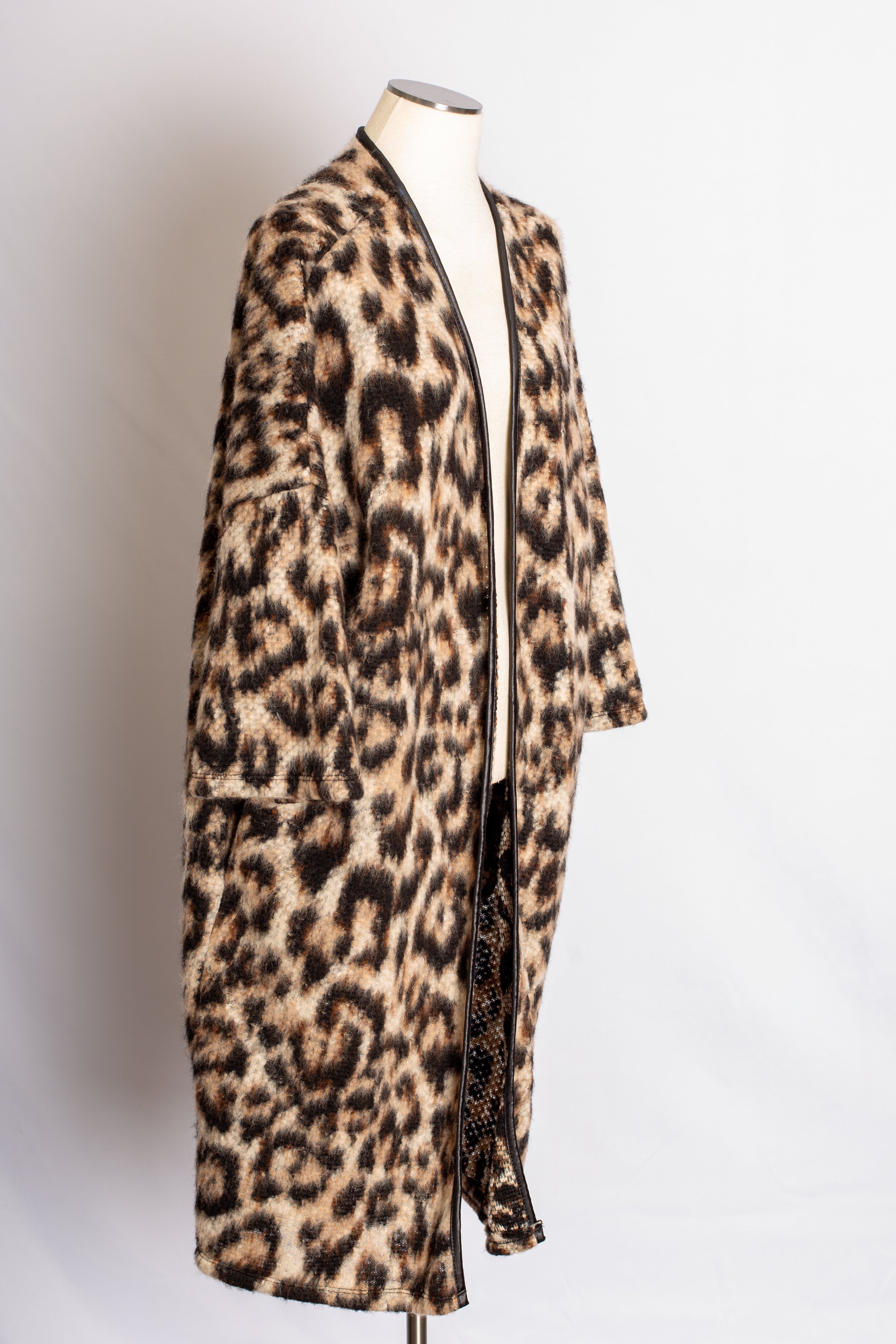 Veste Longue Léopard