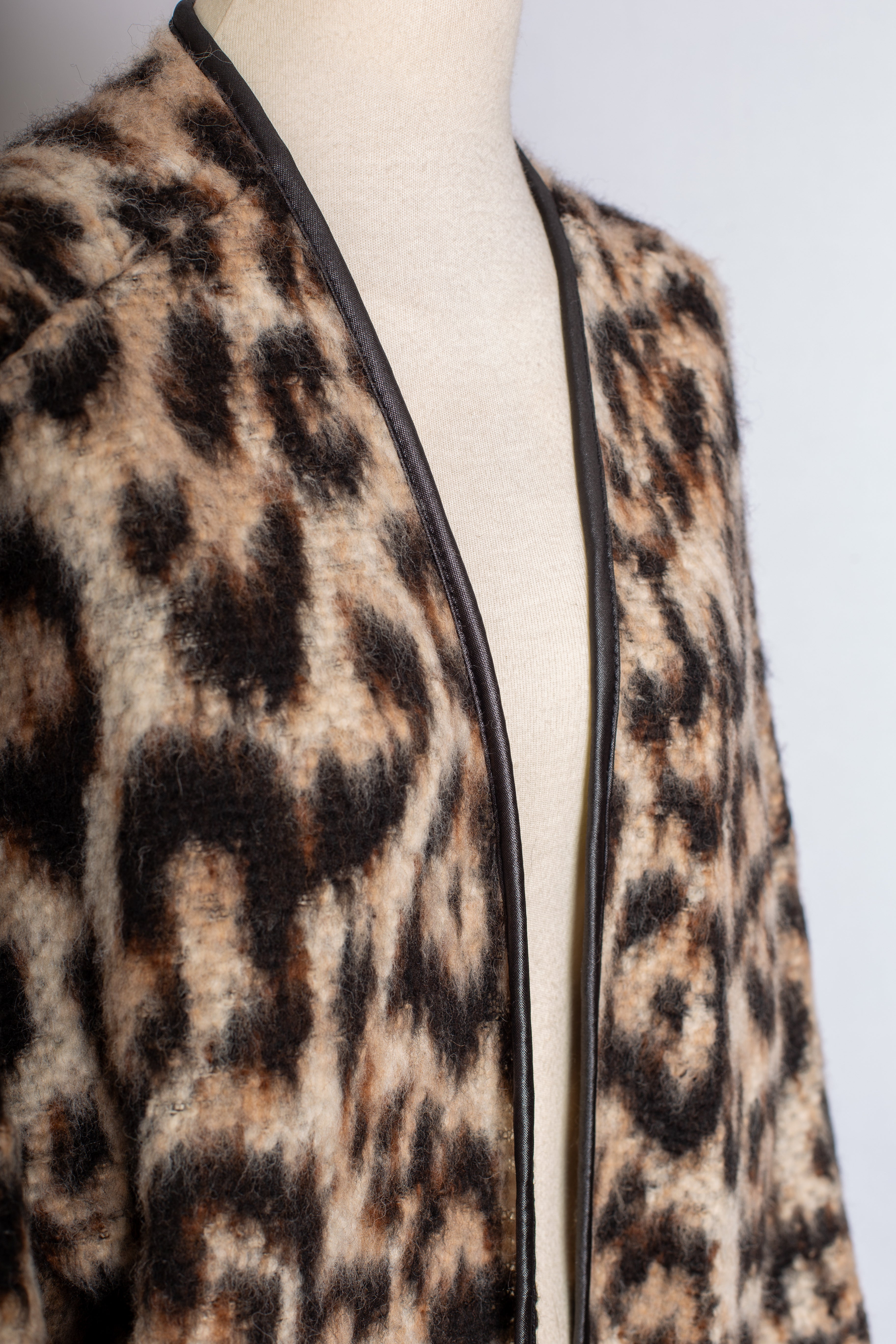 Veste Longue Léopard