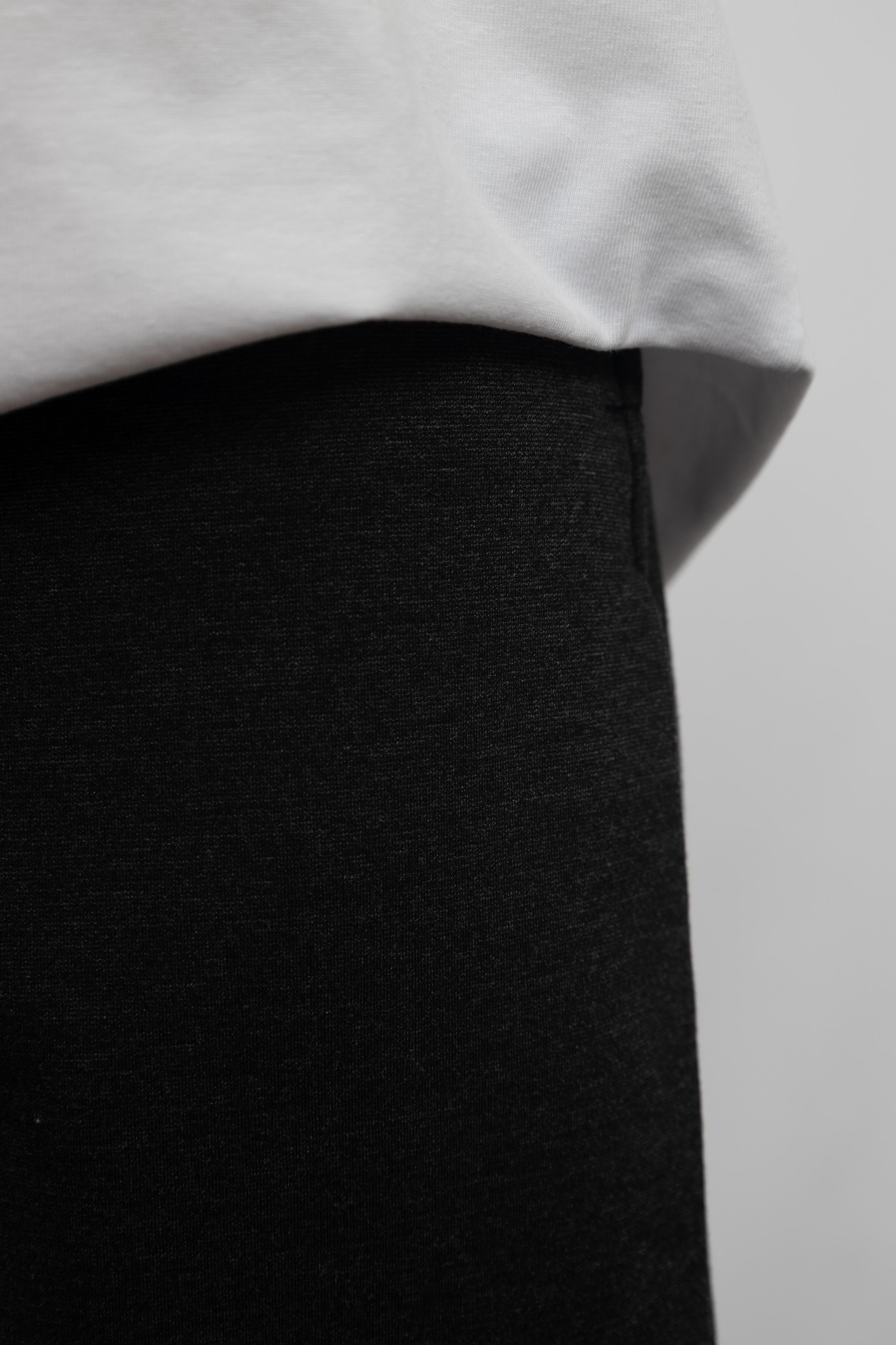 Pantalon Noir Droit