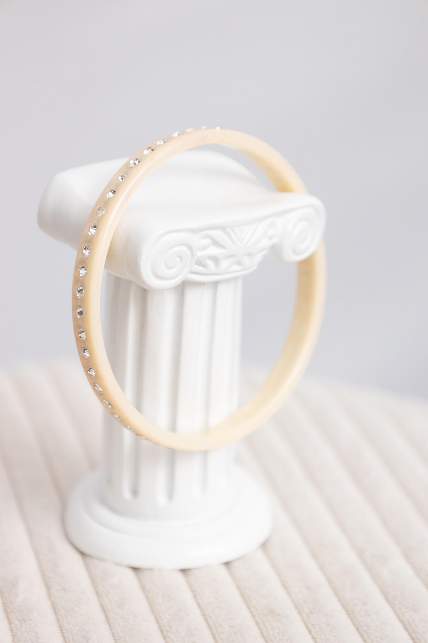 Bracelet Cristal Beige