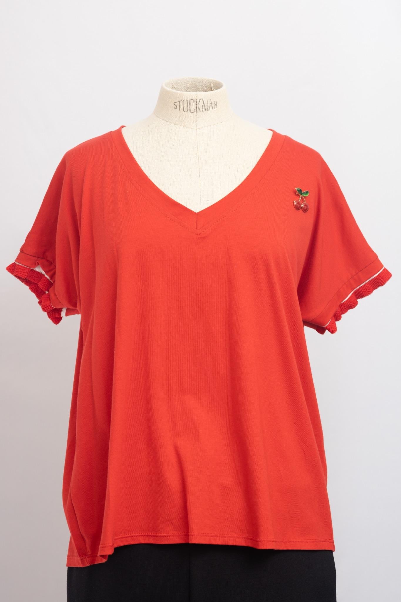 T-shirt Bellina rouge