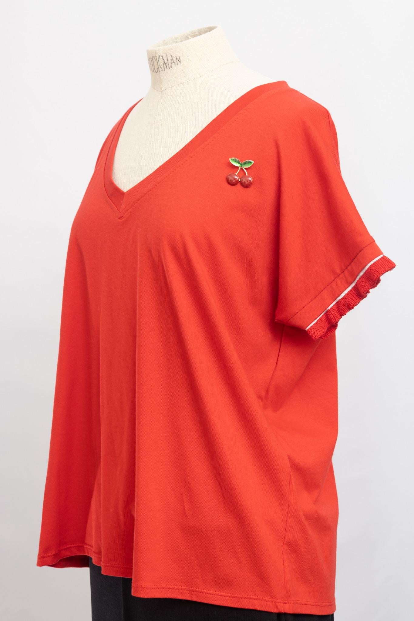 T-shirt Bellina rouge